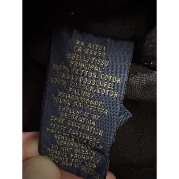 Polo Ralph Lauren Jacket Womens Small‎ Black Quilted Cotton Zip - Picture 5 of 7